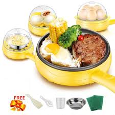 Check spelling or type a new query. Multi Function 2 In 1 Mini Electric Frying Pan 4pcs Cooking Kitchen Non Stick Pans And Egg Cooker Shopee Philippines