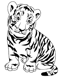 Free baby tiger animal printable coloring pages download. Baby Tiger Coloring Pages Tramadol Colors