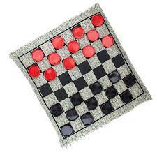 Justhard Giant Checkers Set Washable Game Board Chessboard with 24 Chess  Checkers Wear-resistant Blanket Indoor Games for Adults Kids - Walmart.com