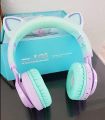 Beautiful Kids Cat Ear Wireless Headphones Kids Headphones Cute Headphones Headphones