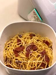Aglio Olio Pepperoni Chicken Or Beef Thermomix Recipe Olio Recipe Spaghetti Aglio Olio Recipe Aglio Olio