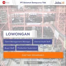 Audit dilakukan oleh yang kompeten, objektif, dan tidak memihak, yang disebut auditor. Jobs Id Selamat Sempurna Pt Membuka Lowongan Untuk Facebook