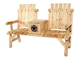 Red Shed Natural Double Log Chair With Storage Box Tractor Supply Online Store Banco Cadeira Cadeiras Mesa