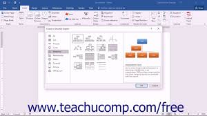 Word 2016 Tutorial Inserting Smartart Microsoft Training