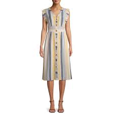 Time And Tru Time And Tru Women S Flutter Sleeve Button Dress Walmart Com In 2020 Clothes Flutter Sleeve Dress Button Dress