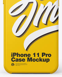 Download for free and don't forget to check premium options. Iphone 11 Pro Matte Case Mockup In Device Mockups On Yellow Images Object Mockups