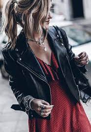 Autumn Short Long Sleeve Slim Slimming Leather Jacket Hovlly Leather Jackets Women Leather Jacket Dress Leather Jacket Outfits