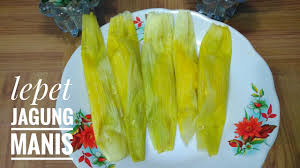 Bakar jagung sambil dioles sampai matang. Cara Membuat Lepet Jagung Manis Youtube
