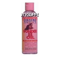 Ginseng miracle wonder hair and skin oil, that moisturizes and softens your hair and skin. Ginseng Miracle Wonder 8 Oil Tantalize 8 Fl Oz Spray