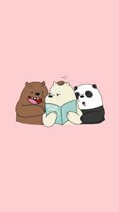 We Bare Bears Wallpapers Boneka Hewan Kartun Anak Binatang