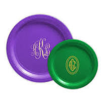Design Your Own Monogram Paper Plates