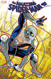 I'm just kinda digging the new symbol and the glow. Marvel Reveals Spider Man S Bizarre New Costume For 2021 Ign