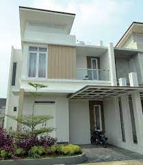 Botanica Residence Rumah Modern Minimalis Dekat Pintu Tol Desari Cat Rumah Eksterior Rumah Modern Desain Rumah 2 Lantai