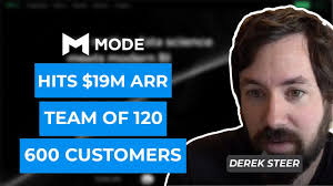 Mode CEO Derek Steer: Grows 95% to $19m ARR, turning analysis into  superhero's