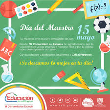 La fecha en la que se celebra el día del maestro varia en función del país, aunque la unesco sugiere celebrarlo el día 5 de octubre, declarado día mundial. Feliz Dia Maestros Gracias Por Contribuir Al Progreso De La Ciudad