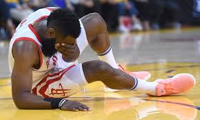 The golden state warriors have won three of the past 4 nba championships and are looking to win their third championship in a row. James Harden Briefly Left Game 2 Because His Eye Was Bleeding