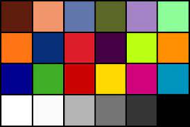 The comparison page shows a variety of images and color patches printed with and without the profile edits. Test Page For 6 Color Printer Tonfasr