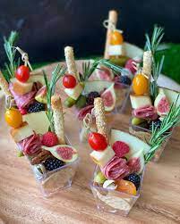 Kamper S Kitchen On Instagram Charcuterie Cups Here To Make The World A Little More Cute Party Food Platters Charcuterie Recipes Cocktail Hour Food