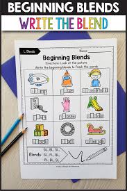 R Blends Worksheets L Blends Activities Write The Blend Blends Activities Phonics Activities Blends Worksheets