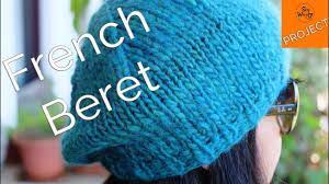 Knit hats require very little yarn, making them quick and thrifty holiday gifts. Super Easy French Beret Knitting Pattern Ideal For Beginners So Woolly Youtube