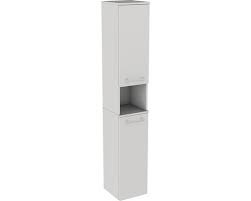Hochschrank Fackelmann Lino Weiss Rechts Hochglanz 2 Drehturen Hornbach Luxemburg