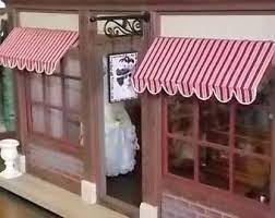 Miniature Shop Awnings In 1 12 Scale Shop Awning Home Decor Shops Awning