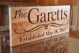 Custom Wood Engraved Last Name Established Sign Wooden Signs Diy Carved Wood Signs Custom Wooden Signs
