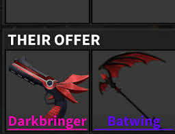 $11.05 + $0.01 shipping + $0.01 shipping + $0.01 shipping. Darkbringer Batwing Set Mm2 Murder Mystery2 Godly Roblox Virtual Item Cheap Eur 5 25 Picclick De