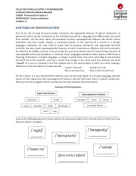 Instantly hear a word pronounced on enter. Features Of Pronunciation