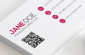 Should you include a qr code on a business card? Qr Code Business Card Template Vol 2 Qr Code Business Card Business Card Design Minimal Business Card Template