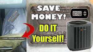 Turning your air conditioner off prevents wasted energy costs and minimizes potential damage to the compressor. Diy Pipes Frozen Fix Your Own A C Central Air Super Easy Youtube