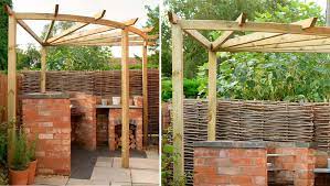 Radial Pergola Wooden Swinging Sit Garden Timber Online