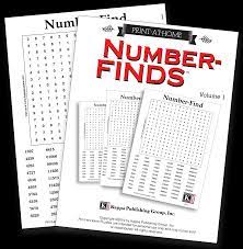 You may even comprehensive sudoku puzzles without the need of realizing it. Print At Home Number Finds Kappa Puzzles