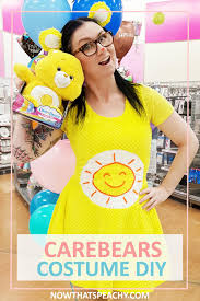 These diy halloween costumes are so easy. How To Sew A Fun Care Bears Dress Up Costume Sewing Diy Now Thats Peachy