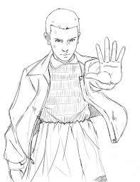 How to draw anime eleven, stranger things, coloring page, trace drawing. Printable Stranger Things Coloring Pages Pdf Free Free Coloring Sheets Stranger Things Art Eleven Stranger Things Drawing Stranger Things Coloring Pages