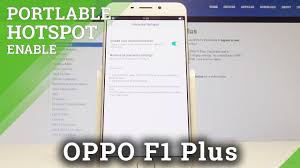 How To Enable Portable Hotspot On Oppo F1 Plus Allow Mobile Hotspot Youtube