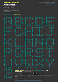 Artificial amateurs aren't at all amazing. Alphabet Aerobics Coffeetableviz