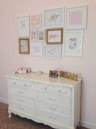 Check spelling or type a new query. Audrey S Nursery Gallery Wall Refurbished Dresser Wall Color Benjamin Moore Gentle Butterfly Kid Room Decor Gallery Wall Nursery Pink Bedroom For Girls