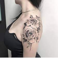 Tattoo Tatuagem Tattoos Tattoo2me Ink Tatuagens Tatuagensfemininas Tattooed Tatuagensde Floral Tattoo Shoulder Rose Shoulder Tattoo Rose Tattoo Sleeve