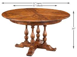 Dining Table Round Solid Walnut Jupe Converts 56 To 45 New Free Ship Freight Handmade Derevyannyj Obedennyj Stol Obedennye Stoly Stoly Stolovaya