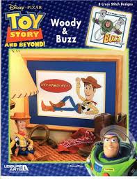 Leisure Arts Disney Pixar Toy Story Woody Buzz Cross