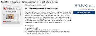 Grund dafür sind leicht anderen berechnungsmethoden der entfernung. Bis Zu 60 000 Miles More Meilen Mit Faz Und Welt Sammeln Insideflyer De