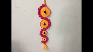 This diy wall decor project is easy, quick, cheap and oh so lovely. Diy Woollen Craft Idea Wall Hanging Home Decoration Simple Easy Home Decoration Ideas