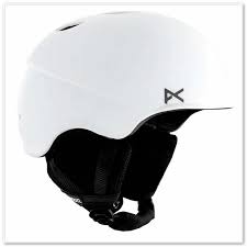 anon helo snowboard helmet white