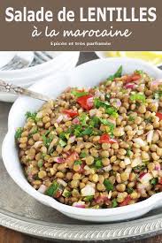 Salade De Lentilles Marocaine Recette Facile Recette En 2020 Salade De Lentilles Marocaine Salade De Lentilles Recette