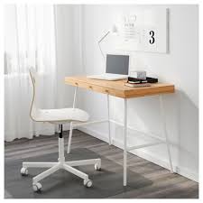 Ikea Lillasen Desk Bamboo Is A Durable Renewable And Sustainable Material Can Be Placed Anywhere In The Room Because The Back Ikea Desk Ikea Bureau Ikea