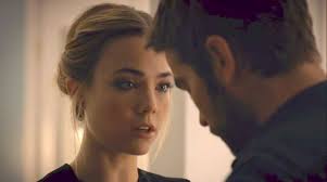 Rebecca Rittenhouse wearing Lee Brevard Earrings in Blood & Oil