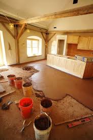 Very Large Earthen Floor Installation The Year Of Mud Cob House Earth Bag Homes Earth Homes