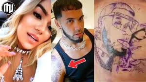 Y es que entre rumores de separación desde hace ya varias semanas, ahora se activan las alarmas sobre un presunto romance entre el reguetonero y otra cantante famosa. Anuel Aa Tattoo Of Karol G