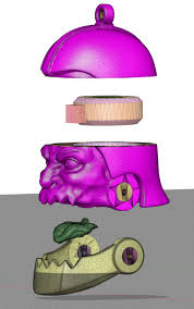 3D print Trap Jaw / Replacement Head MOTUR • made with Prusa・Cults